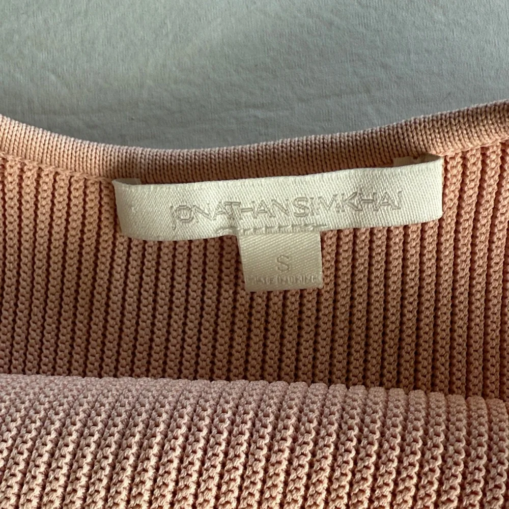 Jonathan Simkhai Blush Ribbed Tank Top - Picture 3 of 5